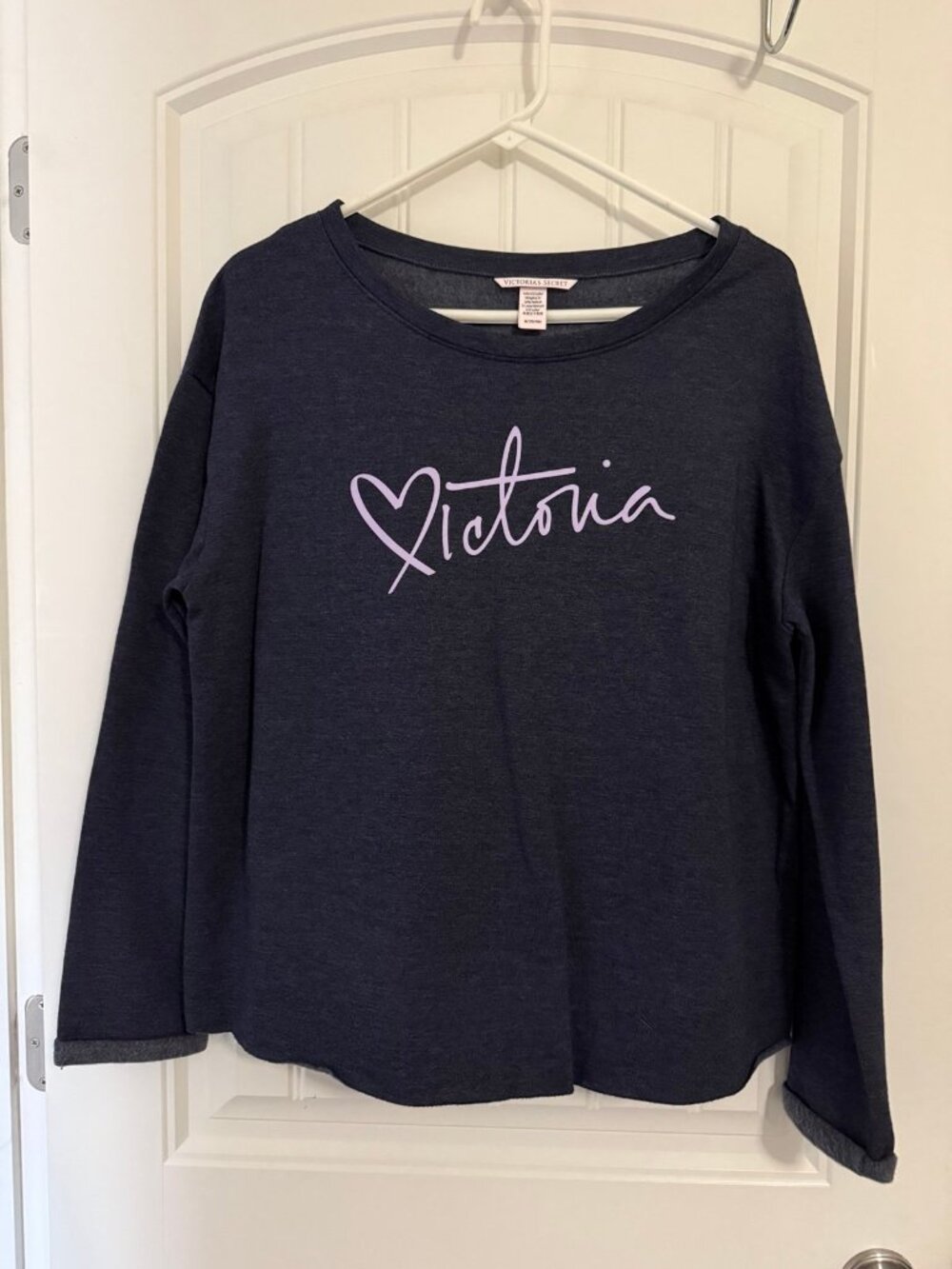 Women’s medium Victoria’s Secret wide sweatshirt top
